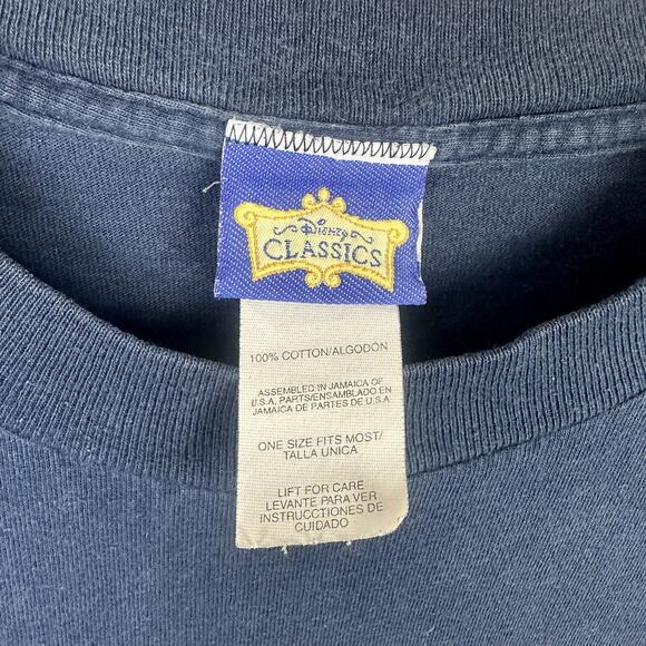 Disney Navy Blue Snow White & Seven Dwarves Vintage Sleep Shirt Nightgown O/S - Picture 2 of 8